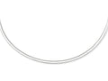 Finejewelers 14k Yellow and White Gold 11.70 Grams 18 Inch Reversible 3mm Omega Necklace Box Catch