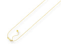 Finejewelers 14K Yellow Gold 22 Inch bright-cut Adjustable Cable Chain Lobster Clasp Small Heart Charm