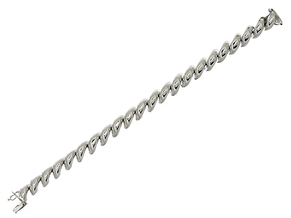 Finejewelers Sterling Silver 25 Grams 7.25 Polish 9.5mm San Marco Collection Ladies Bracelet
