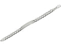 Finejewelers Sterling Silver 8.5 9.25mm bright-cut Curb Mens Bracelet