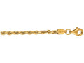 Finejewelers 10 Kt Yellow Gold 10k 7 Inch 2.75mm Solid Bright Cut Royal Rope Chain Bracelet Lobster Clasp