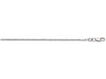Finejewelers 10 Kt White Gold 10k 10 Inch 1.5mm Bright Cut Sparkle Chain Anklet With Lobster Clasp