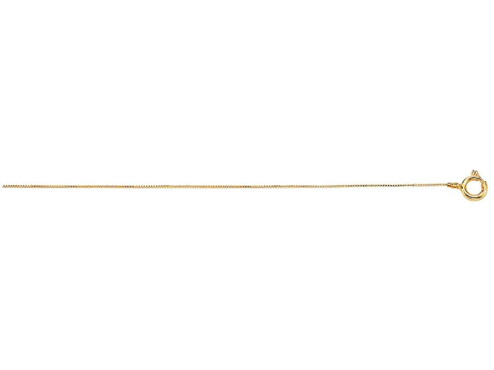 Finejewelers 10 Kt Yellow Gold 10k 16 Inch 0.45mm Box Chain Necklace With Spring Ring Clasp