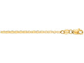 Finejewelers 10 Kt Yellow Gold 10k 7 Inch 1.75mm Bright Cut Mariner Link Chain Bracelet Lobster Clasp