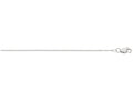 Finejewelers 10 Kt White Gold 10k 16 Inch 0.8mm Box Chain Necklace With Lobster Clasp