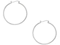 Finejewelers 10 Kt White Gold 10kw 1.0x40mm Lt.tube Hoop
