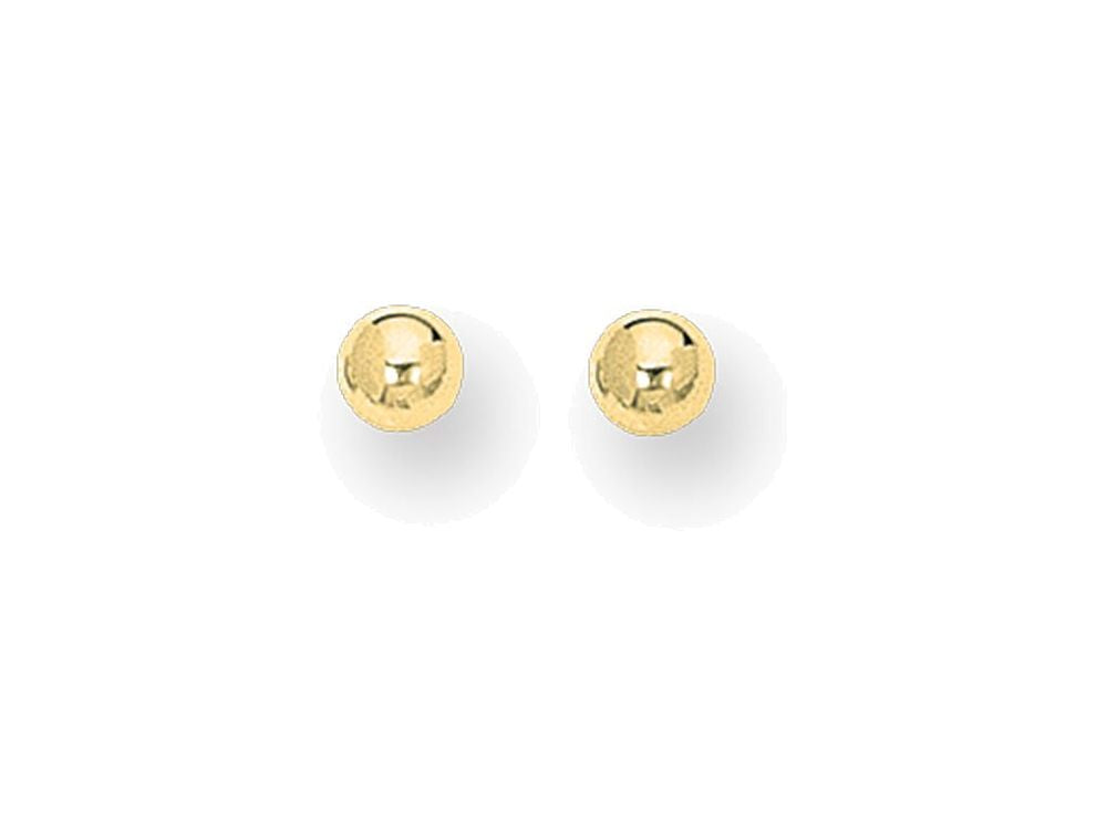 Finejewelers 14 Kt Yellow Gold 5.0mm Ball Post Earrings