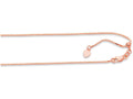Finejewelers 14k Rose Gold 22 Inch .85mm Adjustable Box Chain