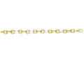 Finejewelers 14 Kt Two Tone Gold 7.75 Inch Marquisoval Oval Link Bracelet With Lobster Clasp