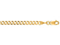 Finejewelers 14 Kt Yellow Gold 7 Inch 3.6mm Comfort Curb Bracelet With Lobster Clasp