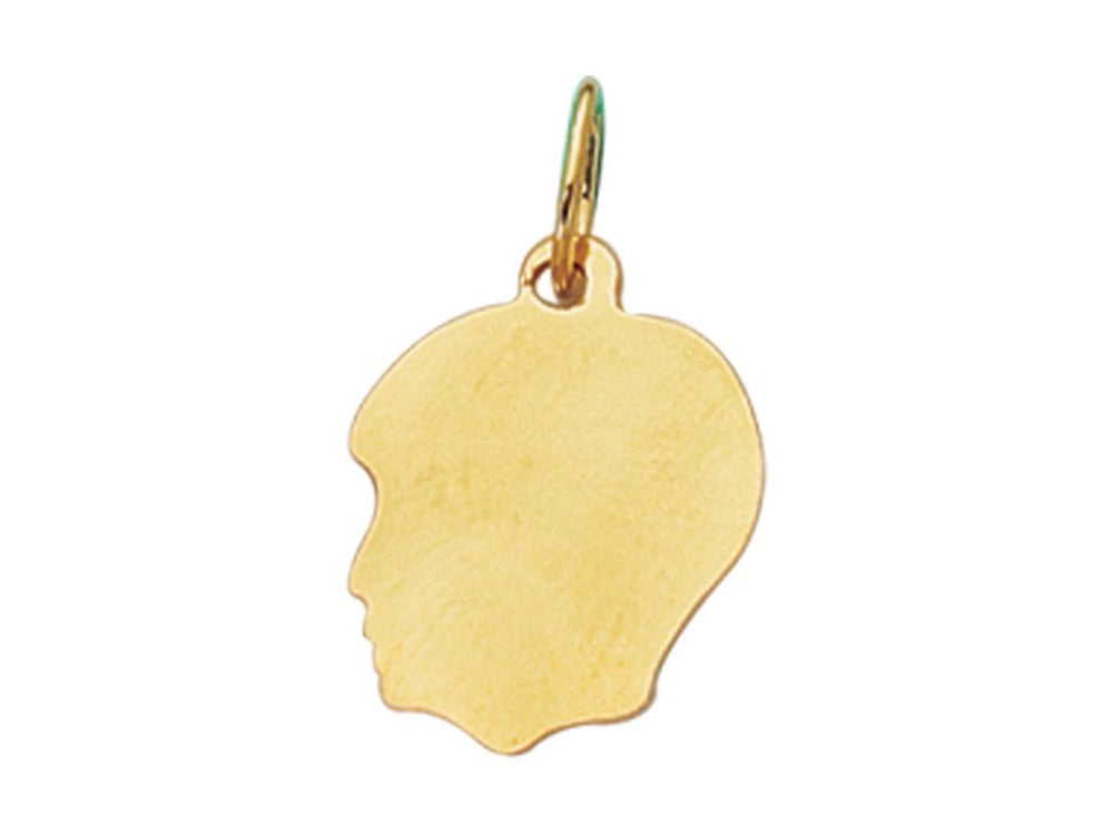 Finejewelers 14 Kt Yellow Gold Boy Head Charm