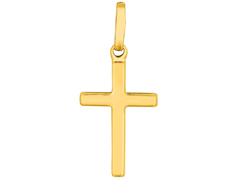Finejewelers 14 Kt Yellow Gold All Small Cross Pendant Necklace 18 inch chain