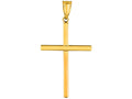 Finejewelers 14 Kt Yellow Gold All Small Cross Pendant Necklace 18 inch chain