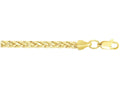 Finejewelers 14 Kt Yellow Gold 18 Inch 3.15mm Bright Cut Lite Franco Necklace With Lobster Clasp