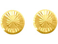 Finejewelers 14 Kt Yellow Gold 6.0mm Bright Cut Stud Earring