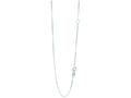 Finejewelers 14 Kt White Gold 18 Inch 0.8mm Classic Box Chain Necklace Lobster Clasp Extender At 16 Inch