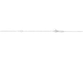 Finejewelers 14 Kt White Gold 18 Inch 0.9mm Extendable Classic Cable Chain Necklace Lobster Clasp