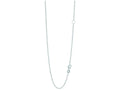 Finejewelers 14 Kt White Gold 18 Inch 1.5mm Classic Cable Chain Necklace Lobster Clasp Extender At