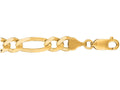 Finejewelers 14 Kt Yellow Gold 8.5 Inch 7.0mm Alternate 31 Classic Figaro Bracelet Chain Wit H Lobster Clasp
