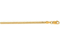 Finejewelers 14 Kt Yellow Gold 16 Inch 2.0mm Bright Cut Gourmette Chain Necklace With Lobster Clasp