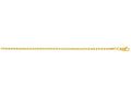 Finejewelers 14 Kt Yellow Gold 20 Inch 2.5mm Square Hollow Classic Box Chain Necklace With Lobster Clasp
