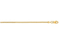 Finejewelers 14 Kt Yellow Gold 16 Inch 1.3mm Bright Cut Ice Chain Necklace With Lobster Clasp