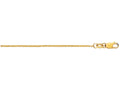 Finejewelers 18 Kt Yellow Gold 16 Inch 1.1mm Bright Cut Cable Chain Necklace With Lobster Clasp