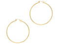 Finejewelers 14 Kt Yellow Gold 1.5x45mm Round Tube Hoop Fancy Earring