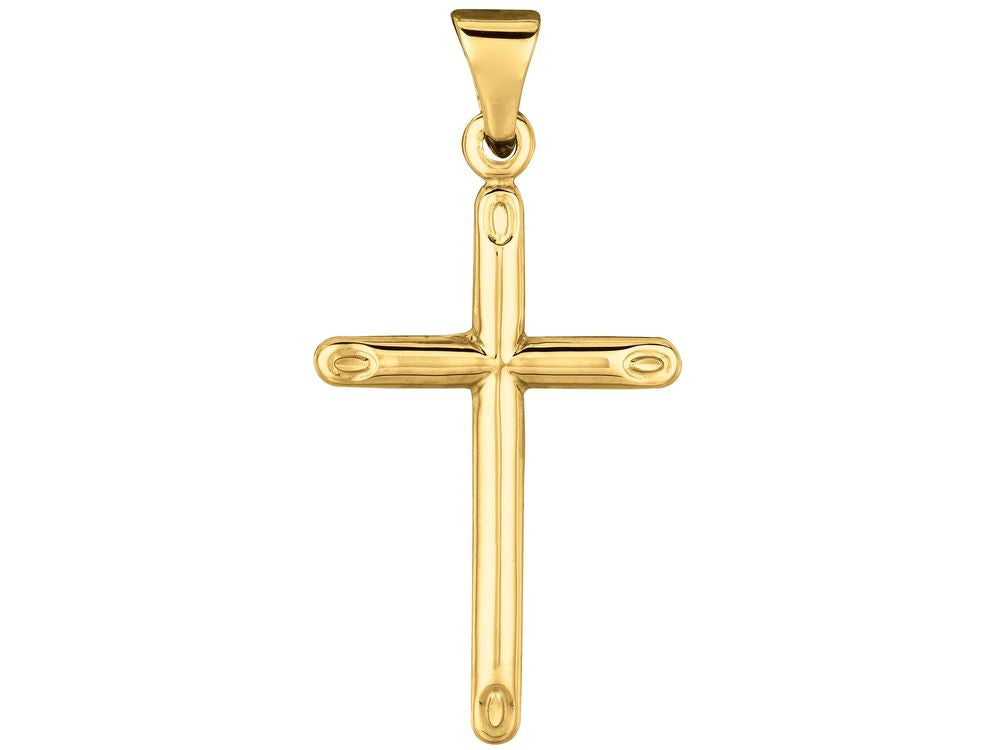 Finejewelers 14 Kt Yellow Gold All Small Cross Pendant Necklace 18 inch chain