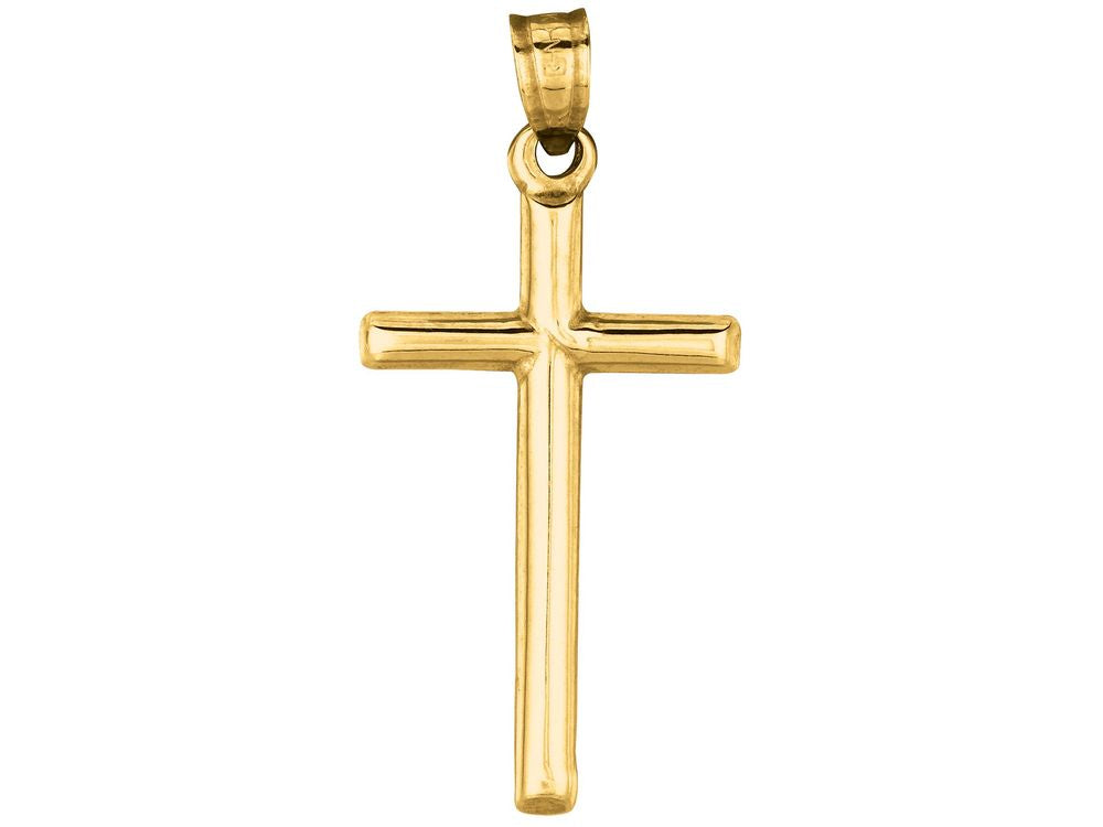 Finejewelers 14 Kt Yellow Gold All Small Cross Pendant Necklace 18 inch chain