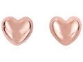 Finejewelers 14 Kt Rose Gold 8x7.3mm Puff Heart Fancy Post Earring