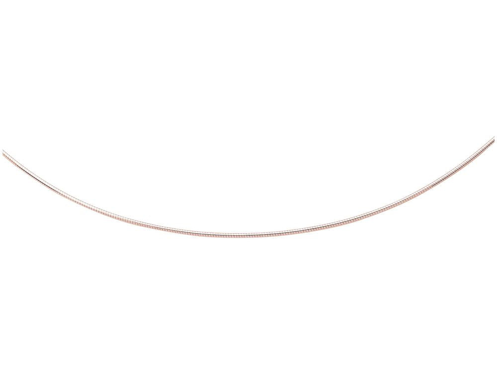 Finejewelers 14 Kt Rose Gold 14p 18 Inch 1.5mm Round Omega