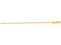 Finejewelers 14 Kt Yellow Gold 16 Inch 1.5mm Bright Cut Forsantina Chain Necklace With Lobster Clasp