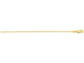 Finejewelers 14 Kt Yellow Gold 16 Inch 1.2mm Bright Cut Round Cable Link Chain Necklace Lobster Clasp