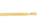 Finejewelers 14 Kt Yellow Gold 7 Inch 5.0mm Bright Cut Imperial Her Ringbone Bracelet Chain With Lobster Clasp