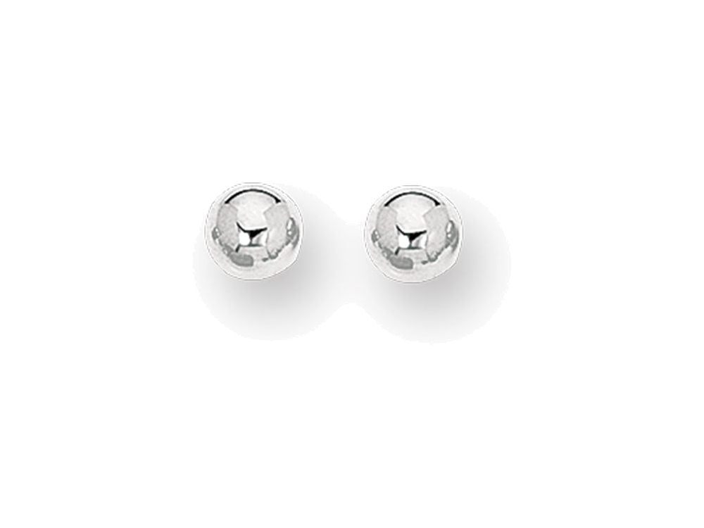 Finejewelers 14 Kt White Gold 7.0mm Ball Post Earring