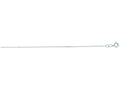 Finejewelers 14 Kt White Gold 16 Inch 0.5mm Bright Cut Cable Link Chain Necklace With Spring Ring Clasp