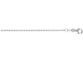 Finejewelers 14 Kt White Gold 16 Inch 1.5mm Non-bright Cut Bead Chain Necklace With Lobster Clasp