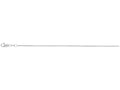 Finejewelers 10 Kt White Gold 18 Inch 0.6mm Round Wheat Chain Necklace with Lobster Clasp