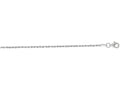 Finejewelers 10 Kt White Gold 16 Inch 1.50mm Shiny Solid Bright Cut Royal Rope Chain With Lobster Clasp