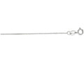 Finejewelers 10 Kt White Gold 18 Inch 0.8mm Bright Cut Cable Chain With Lobster Clasp