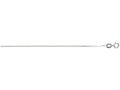 Finejewelers 10 Kt White Gold 18 Inch 0.6mm Shiny Box Chain With Spring Ring Clasp
