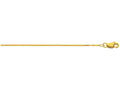 Finejewelers 10 Kt Yellow Gold 18 Inch 0.8mm Shiny Box Chain With Lobster Clasp