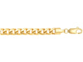 Finejewelers 10 Kt Yellow Gold 20 Inch 5.5mm Lite Miami Semi-solid Curb Necklace With Lobster Lock.
