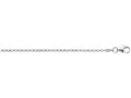 Finejewelers 925 Sterling Silver 16 Inch Rhodium Finish 1.8mm Textured Rolo Chain Pear Shape Clasp