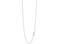 Finejewelers 14 Kt White Gold 20 Inch 1.5mm Classic Cable Chain Lobster Clasp Extender At 18 Inch