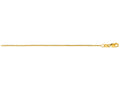 Finejewelers 14 Kt Yellow Gold 18 Inch 1.0mm Shiny Octagon Box Chain With Lobster Clasp
