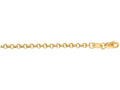 Finejewelers 14 Kt Yellow Gold 16 Inch 2.3mm Bright Cut Rolo Chain With Lobster Clasp