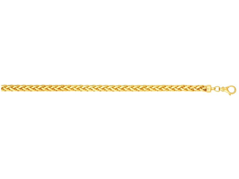 Finejewelers 14 Kt Yellow Gold 24 Inch 4mm Shiny Round Franco Chain With Lobster Clasp