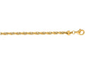Finejewelers 14 Kt Yellow Gold 22 Inch 5.0mm Shiny Solid Bright Cut Royal Rope Chain With Lobster Clasp